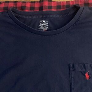RL POLO SS All Cotton Pocket Tee